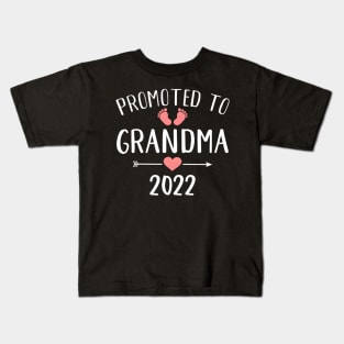 Promoted To Grandma 2022 Kids T-Shirt